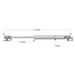 Motorcycle Electric Pedal Seat Cushion Lifting Hydraulic Rod Cushion Telescopic Top Rod Seat Package Pillion Hydraulic Ejector - Image 3