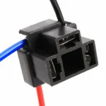 2 PCS Car H4 Elbow Bulb Holder Base Female Socket with Wire - Image 3