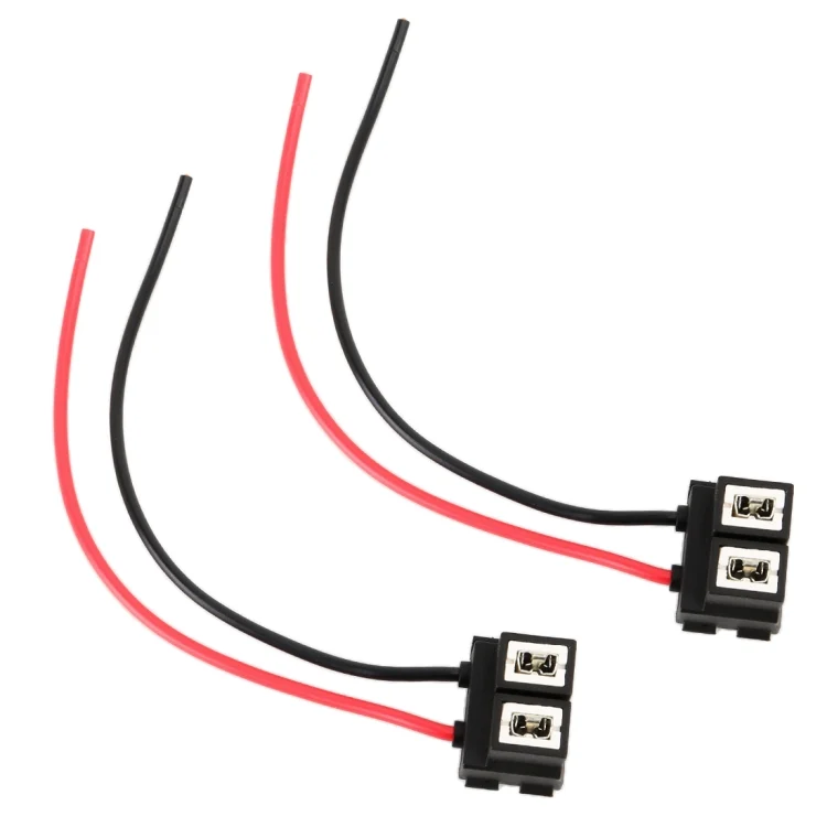 CMS7729.webp 2 PCS Car H7 Ceramics Elbow Bulb Holder Base Female Socket with Wire - Image 1