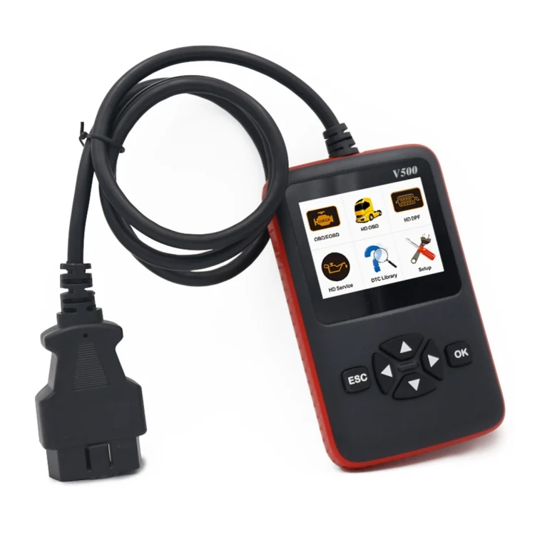 CMS7740_3.webp V500 Trunk HD Reading Card Professional OBDII Diagnostic Code Scanner Tool - Image 4