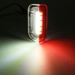 2 PCS LED Car DC 12V 1.6W Door Lights Lamps 18LEDs SMD-3528 Lamps for Volkswagen Golf 5 / 6, White Light + Red Light - Image 7