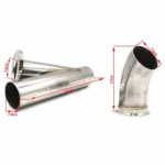 CNSPEED Stainless Steel Car Remote Control Electric Exhaust Valve Pipe Set, Size: 2.25 inch - Image 2