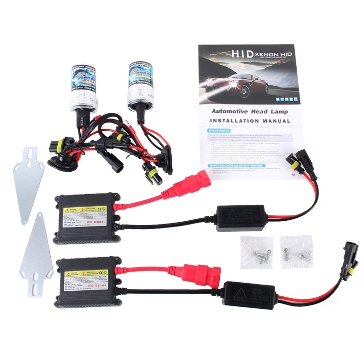 CMS7807_5.webp 2PCS 35W HB4/9006 2800 LM Slim HID Xenon Light with 2 Alloy HID Ballast, High Intensity Discharge Lamp, Color Temperature: 4300K - Image 6