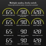 C700 2.6 inch Universal Car OBD2 HUD Vehicle-mounted Head Up Display - Image 5