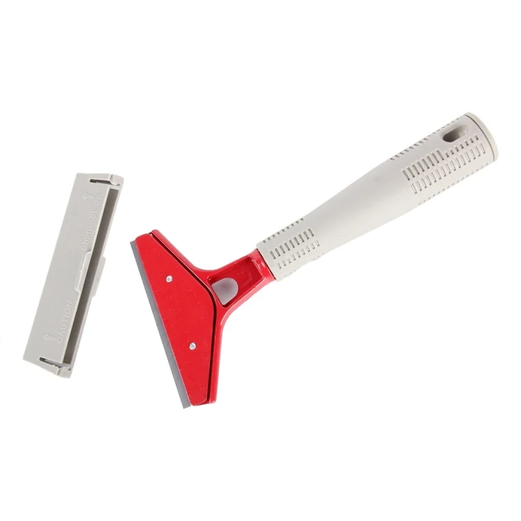 CMS7907_1.webp Pure Metal Blade Car Window Film Scraper Cleaner Tool Car Window Sun Visor Film Installation Tint Tool With Cover - Image 2
