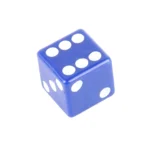 4 PCS Plastic Plated Dice Shape Universal Tire Valve Stem Cap - Image 2