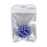 4 PCS Plastic Plated Dice Shape Universal Tire Valve Stem Cap - Image 6