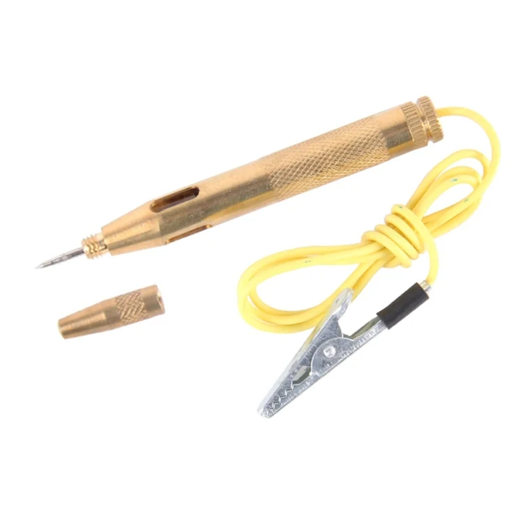 CMS7963_1.webp CNJB-85016 Pure Copper Circuit Tester and Electrical Voltage Detector Pen Set With Crocodile Clip 6-24V, Wire Length: 60cm - Image 2