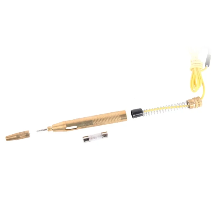 CMS7963_3.webp CNJB-85016 Pure Copper Circuit Tester and Electrical Voltage Detector Pen Set With Crocodile Clip 6-24V, Wire Length: 60cm - Image 4