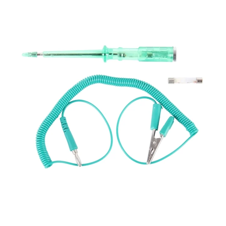 CMS7964_4.webp CNJB-85486 Circuit Tester and Electrical Voltage Detector Pen Set With Crocodile Clip And Replaceable Lamp 6-24V, Wire Length: 80cm - Image 5