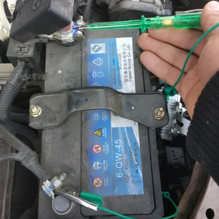 CMS7964_6.webp CNJB-85486 Circuit Tester and Electrical Voltage Detector Pen Set With Crocodile Clip And Replaceable Lamp 6-24V, Wire Length: 80cm - Image 7