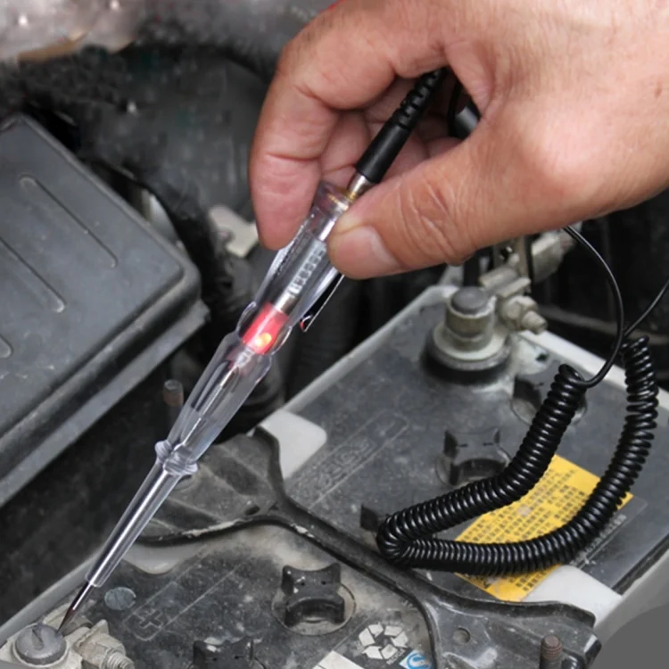 CMS7966_5.webp CNJB-85015 Circuit Tester and Electrical Voltage Detector Pen Set With Crocodile Clip 6-12V, Wire Length: 50cm - Image 6