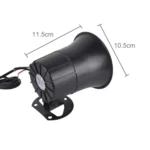 10W Super Power Electronic Wired Alarm Siren Horn for Home Alarm System, Wire Length: 65cm - Image 4
