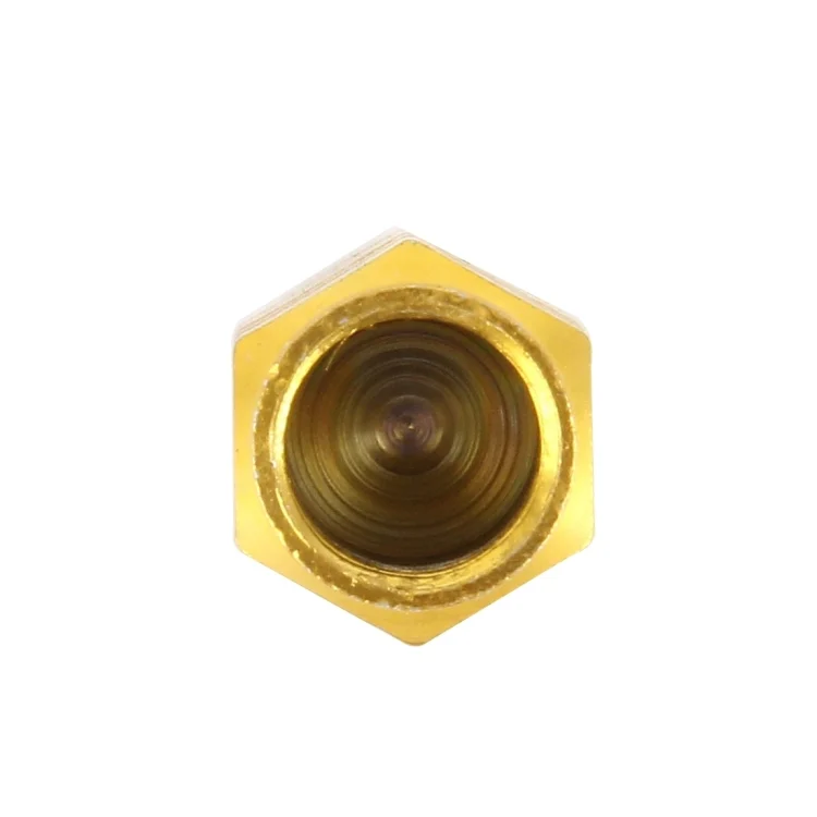 CMS7985J_2.webp 4PCS SA Metal Plated Hexagon Shape Universal Tire Valve Stem Cap - Image 3