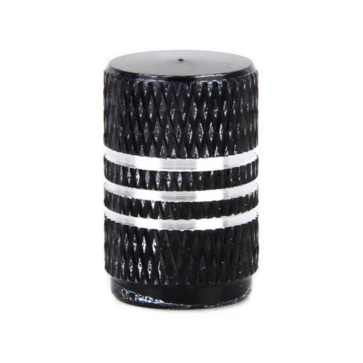 CMS7988B_4.webp 4PCS Metal Plated Circular Shape Universal Tire Valve Stem Cap With White Diamond - Image 5