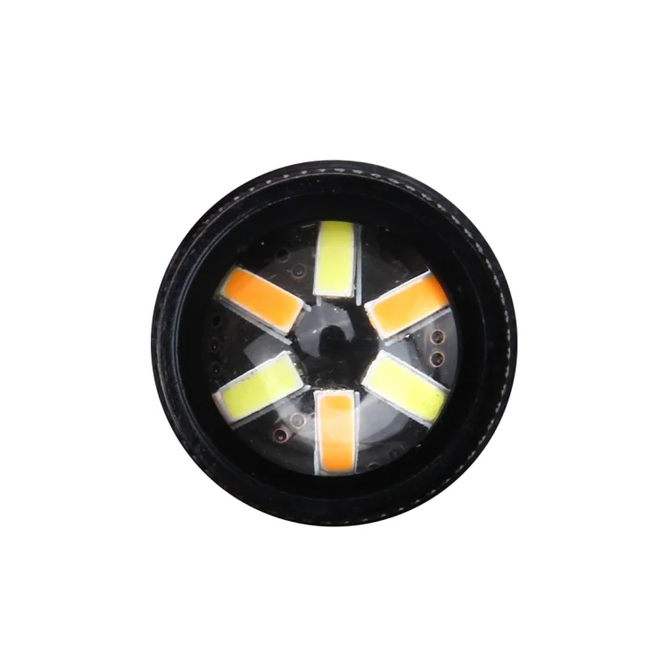 CMS8014_3.webp 7443 5W 350LM 60LEDs DC 12V 6000K SMD-4014 Car Auto Brake Light Turn Signal Lights (White Light+Yellow Light) - Image 4