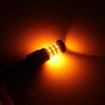 7443 5W 350LM 60LEDs DC 12V 6000K SMD-4014 Car Auto Brake Light Turn Signal Lights (White Light+Yellow Light) - Image 6