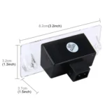 2 PCS License Plate Light with 18  SMD-3528 Lamps for Audi,2W 120LM, DC12V (White Light) - Image 3