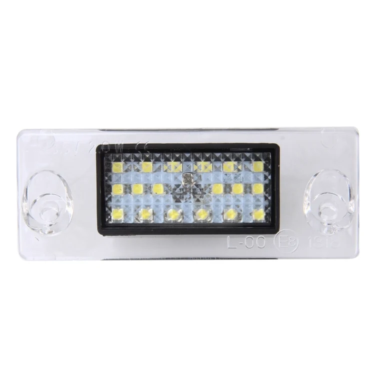 CMS8028_3.webp 2 PCS License Plate Light with 18  SMD-3528 Lamps for Audi,2W 120LM, DC12V (White Light) - Image 4