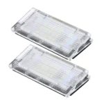 2 PCS License Plate Light with 18  SMD-3528 Lamps for BMW E46 4D 1998-2003,2W 120LM,6000K, DC12V (White Light) - Image 2