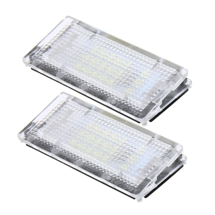 CMS8030_1.webp 2 PCS License Plate Light with 18  SMD-3528 Lamps for BMW E46 4D 1998-2003,2W 120LM,6000K, DC12V (White Light) - Image 2