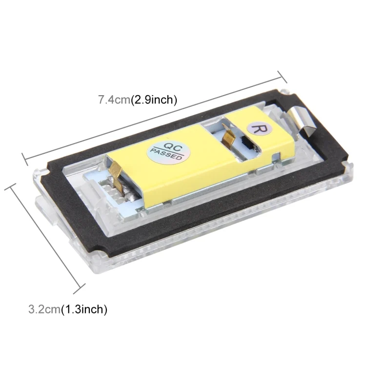 CMS8030_2.webp 2 PCS License Plate Light with 18  SMD-3528 Lamps for BMW E46 4D 1998-2003,2W 120LM,6000K, DC12V (White Light) - Image 3