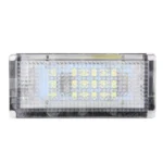 2 PCS License Plate Light with 18  SMD-3528 Lamps for BMW E46 4D 1998-2003,2W 120LM,6000K, DC12V (White Light) - Image 4