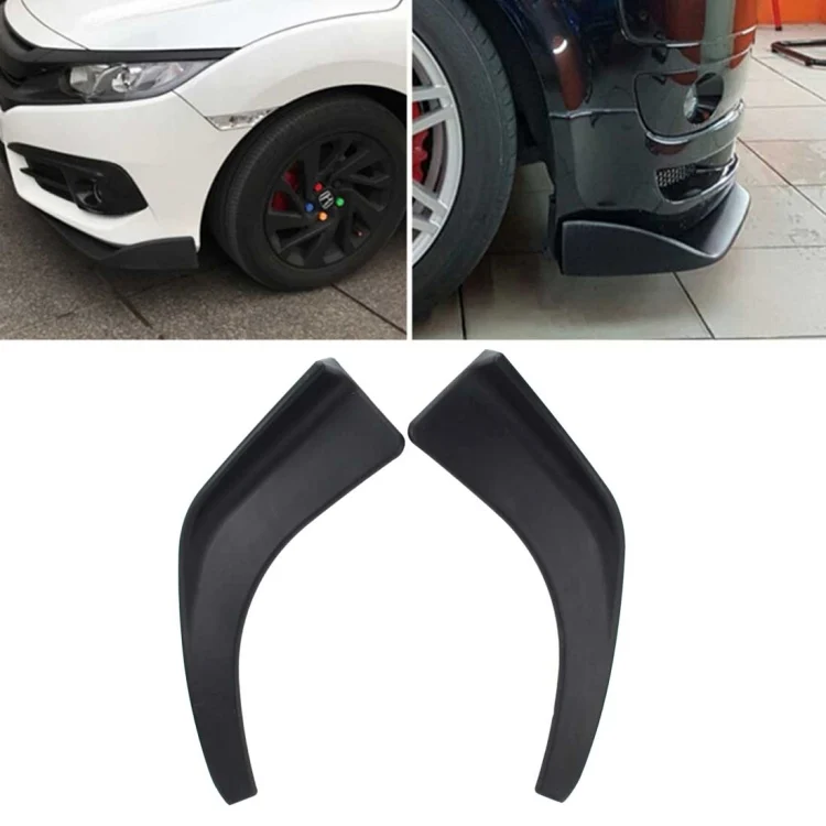 CMS8084.webp 2 PCS Universal Fit Car Front Bumper Spoiler Lip Splitter Diffuser SUV ABS Front Shovel, Length: 74cm - Image 1