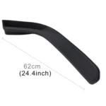 2 PCS Universal Fit Car Front Bumper Spoiler Lip Splitter Diffuser SUV ABS Front Shovel, Length: 62cm - Image 4