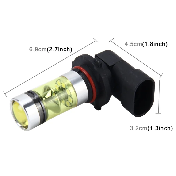 CMS8122_4.webp 9006 10W 600 LM 3000K Car Fog Lights with 20 SMD-2835 LED Lamps, DC 12V(Gold Light) - Image 5