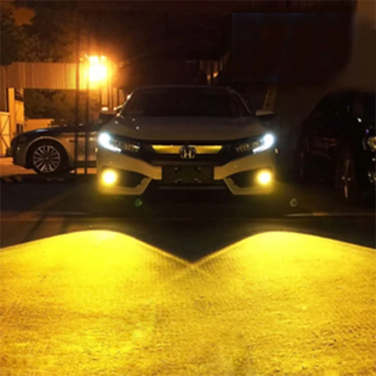 CMS8122_6.webp 9006 10W 600 LM 3000K Car Fog Lights with 20 SMD-2835 LED Lamps, DC 12V(Gold Light) - Image 7
