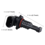 9005 60W 900 LM 6000K Car Fog Lights with 6 CSP Lamps, DC 12V - Image 5