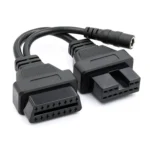 12 Pin to 16 Pin OBDII Diagnostic Cable for Mitsubishi