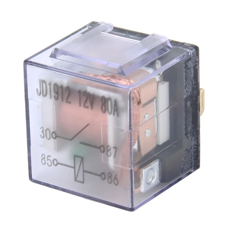CMS8168_2.webp 10 PCS JD-1912 80 AMP 12V Waterproof Car Auto Four Plugs Relay with Warning Light - Image 3