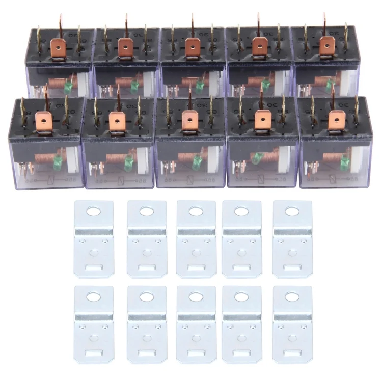 CMS8168_4.webp 10 PCS JD-1912 80 AMP 12V Waterproof Car Auto Four Plugs Relay with Warning Light - Image 5