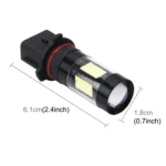P13W 7W 420LM 6000K Car Fog Lights with 43 SMD-3528 LED Lamps, DC 12V - Image 5