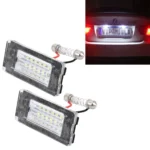 2 PCS License Plate Light with 18 SMD-3528 Lamps for BMW MINI R56,2W 120LM,6000K, DC12V (White Light)