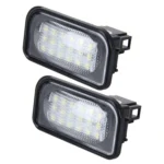 2 PCS License Plate Light with 18 SMD-3528 Lamps for Mercedes-Benz W203 4D ,2W 120LM 6000K, DC12V,with Canbus (White Light) - Image 2