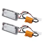 2 PCS License Plate Light with 18 SMD-3528 Lamps for Volkswagen,2W 120LM,6000K, DC12V(White Light) - Image 2
