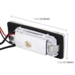 2 PCS License Plate Light with 18 SMD-3528 Lamps for Volkswagen,2W 120LM,6000K, DC12V(White Light) - Image 3