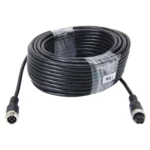 15m M12 4P Aviation Connector Video Audio Extend Cable for CCTV Camera DVR - Image 2