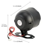 Car Safety Warning Alarm System with Two Remote Controls, DC 12V - Image 3