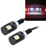 2 PCS 2W 100 LM 6500K Car License Plate Light with 2 SMD-5630 Lamps, DC 12V