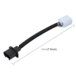 2 PCS H13 Car HID Xenon Headlight Male to Female Conversion Cable with Ceramic Adapter Socket - Image 3