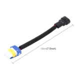 2 PCS 9006 Car HID Xenon Headlight Male to Female Conversion Cable with Ceramic Adapter Socket - Image 3