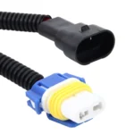 2 PCS 9006 Car HID Xenon Headlight Male to Female Conversion Cable with Ceramic Adapter Socket - Image 4