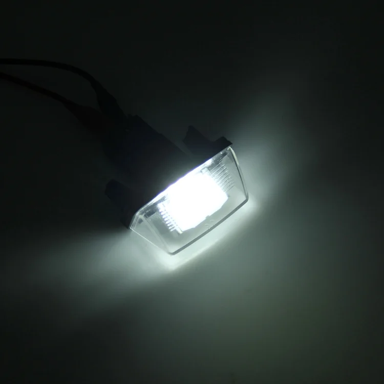 CMS8376_5.webp 2 PCS License Plate Light with 24 SMD-3528 Lamps for Peugeot Citroen(White Light) - Image 6