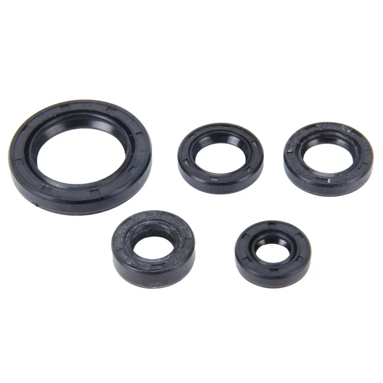 CMS8417_1.webp 5 PCS Motorcycle Rubber Engine Oil Seal Kit for GN125 - Image 2