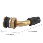 Car Motorcycle Bike Universal Yellow Copper Valve Adaptor Tyre Tube Extension Adapter - Image 3