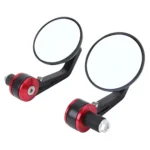 2 PCS Universal Motorcycle Round Shape  Rear View Mirror for Most Motorcycle - Image 2